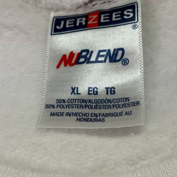 United States Election Fraud USPS Logo Graphic Crewneck Sweatshirt White Size XL - Picture 3 of 8